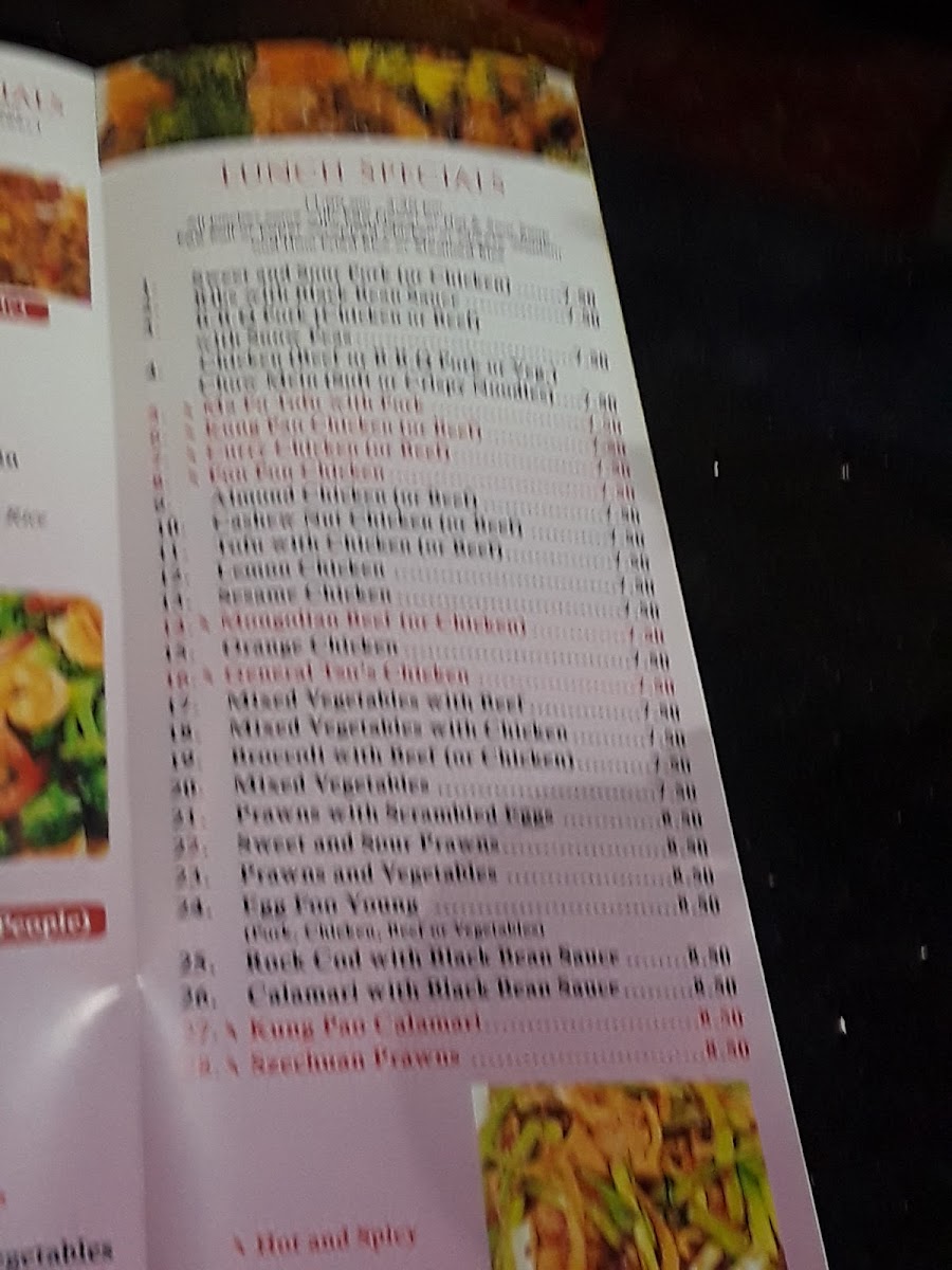 Menu Ming's Garden-10