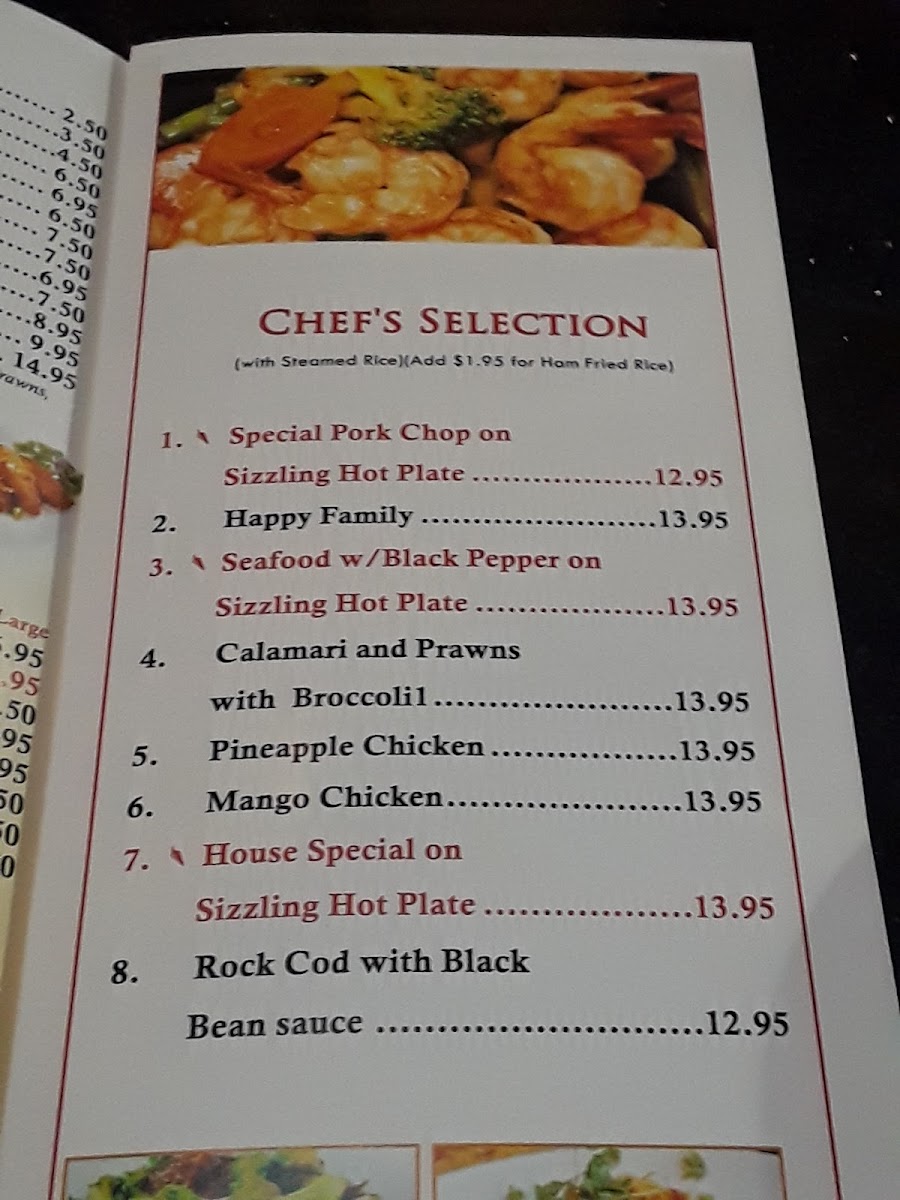 Menu Ming's Garden-2