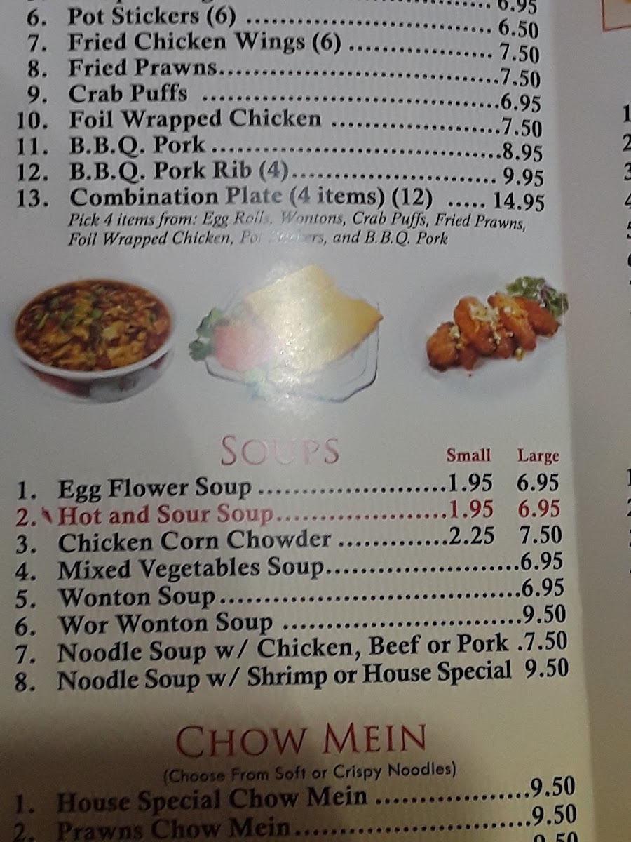 Menu Ming's Garden-4