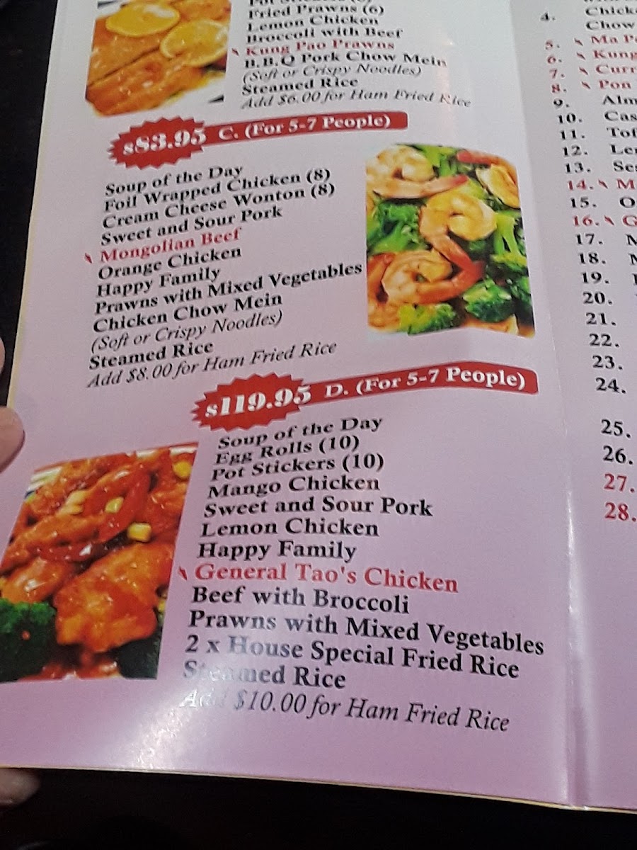 Menu Ming's Garden-5