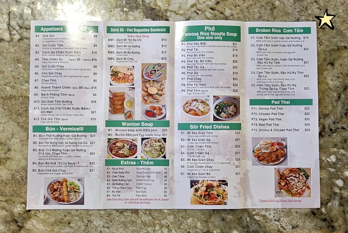 Menu Minh’S Barrie-2