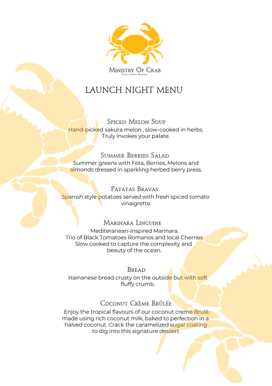 Menu Ministry Of Crab Kuala Lumpur-1