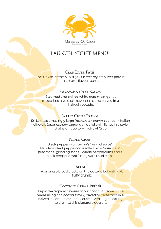 Menu Ministry Of Crab Kuala Lumpur-2