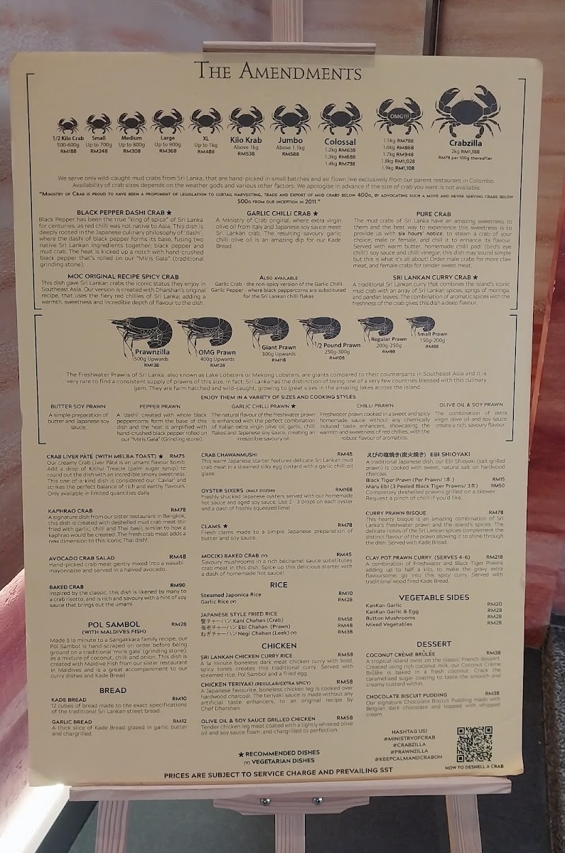Menu Ministry Of Crab Kuala Lumpur-3