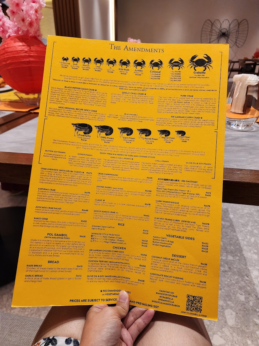 Menu Ministry Of Crab Kuala Lumpur-5