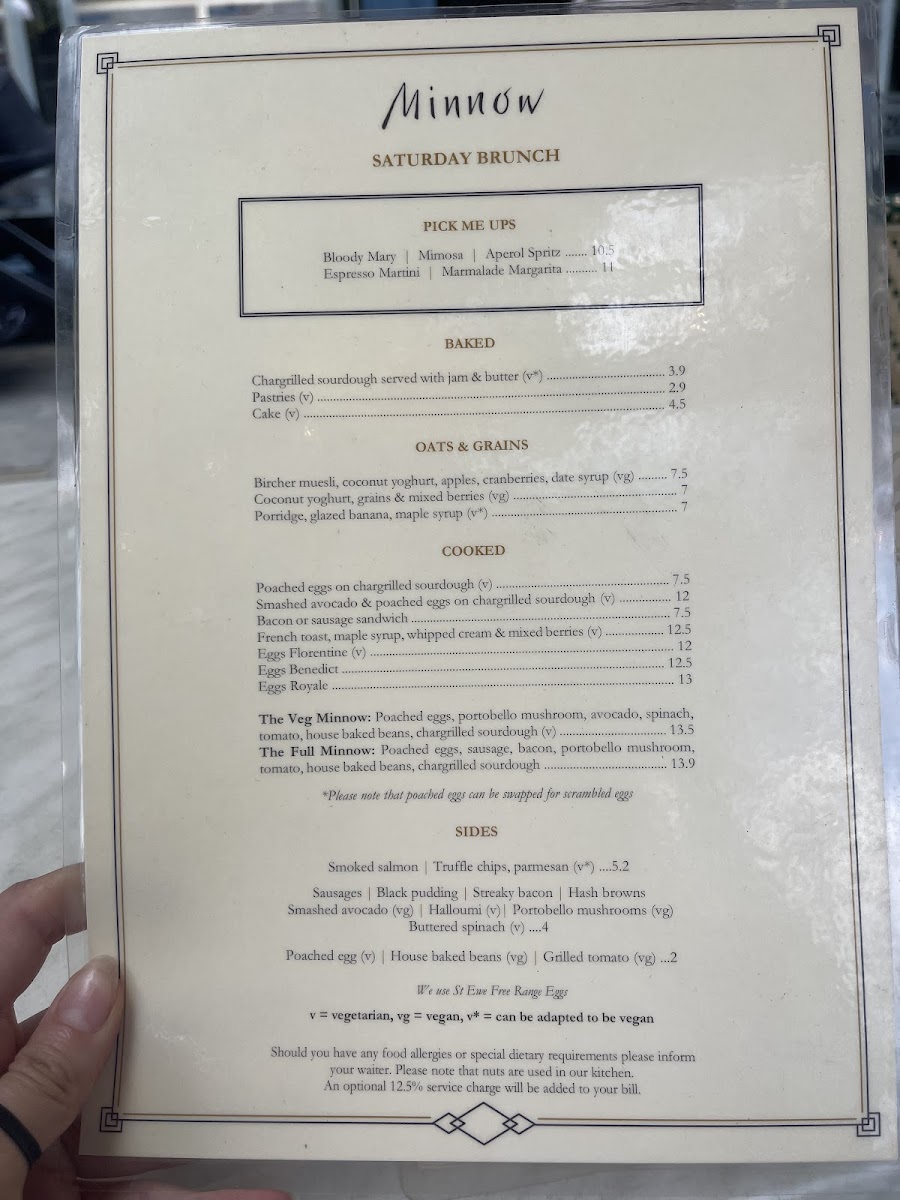 Menu Minnow-8