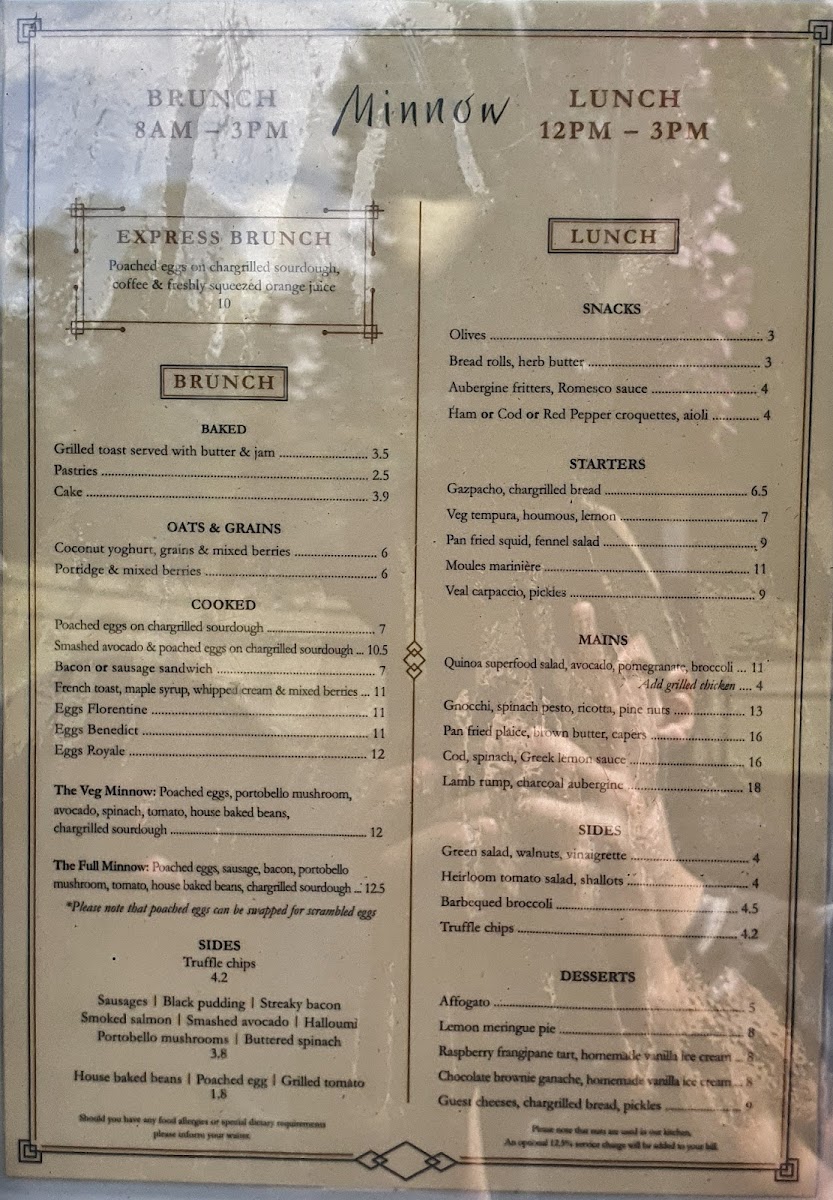 Menu Minnow-9