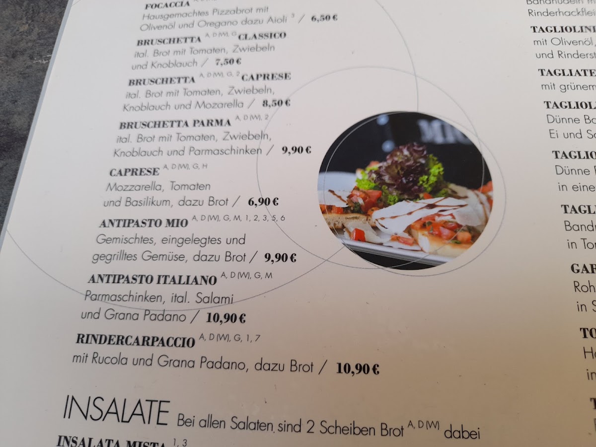 Menu Mio 3-3