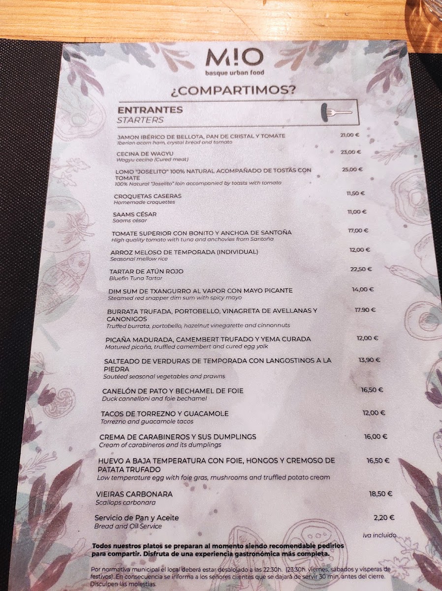 Menu Mio Basque Urban Food-2