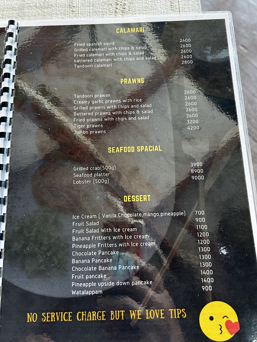 Menu Miracles Beach Restaurant-5