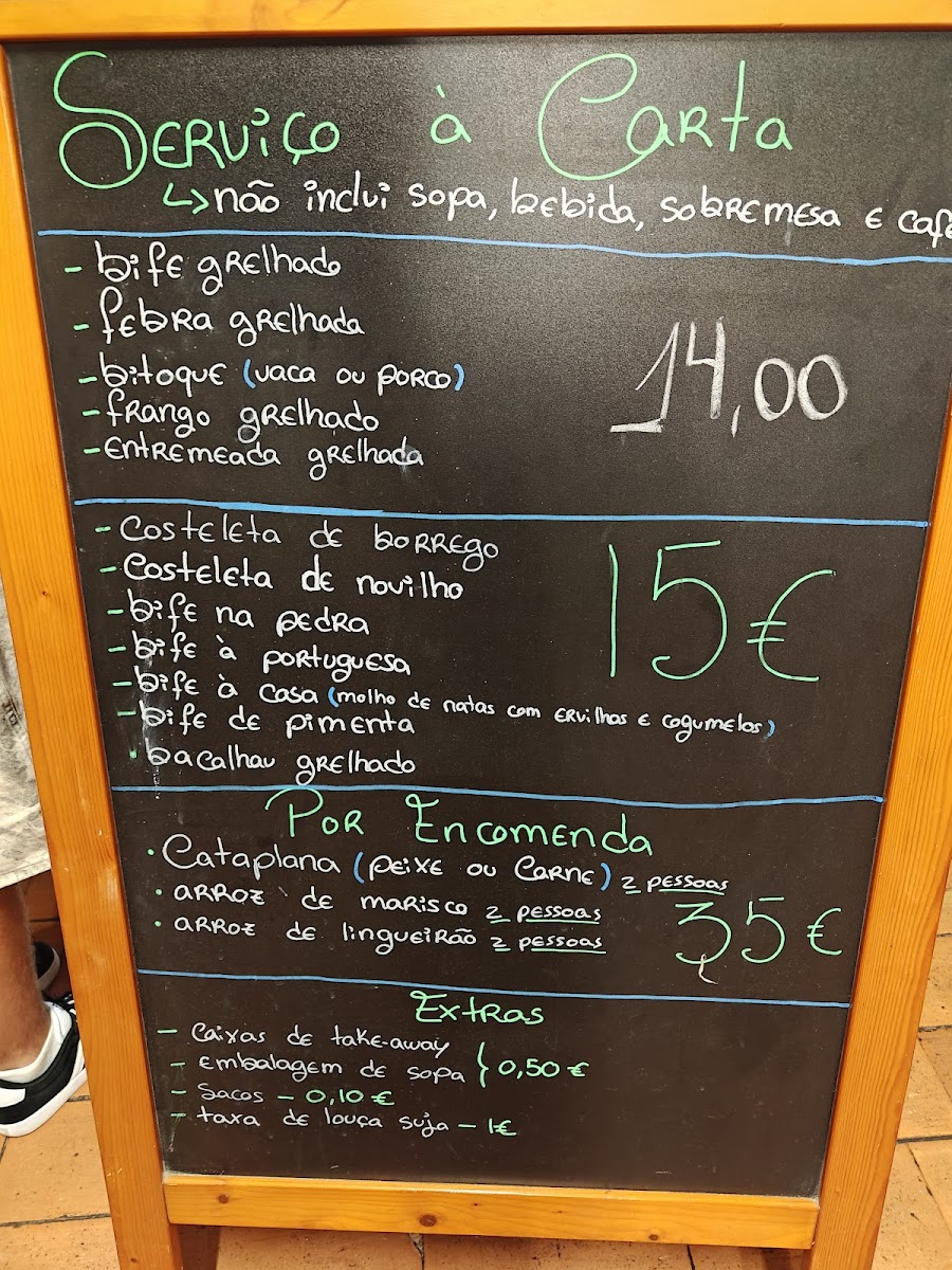 Menu Mirante 3-1