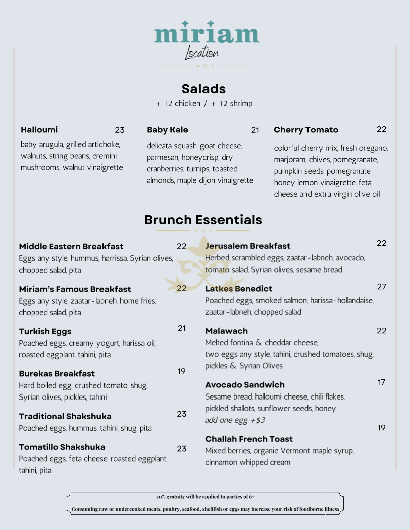 Menu Miriam Restaurant-2