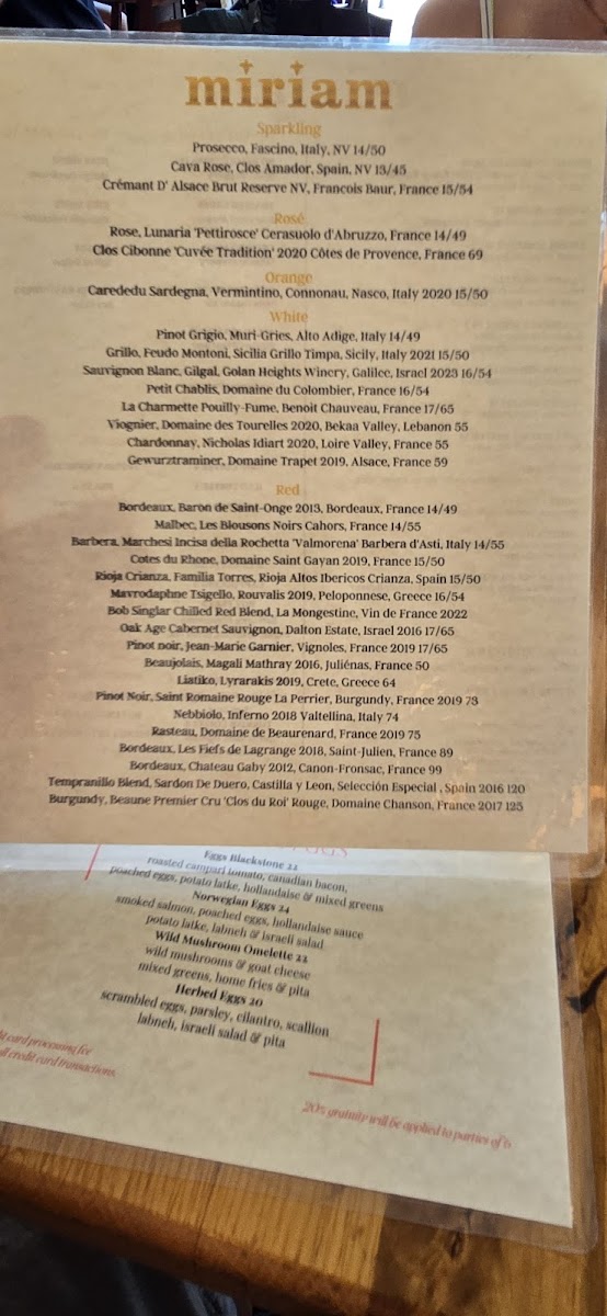 Menu Miriam Restaurant-9