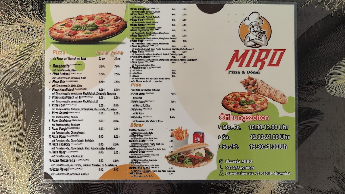 Menu Miro Pizza & Döner-3