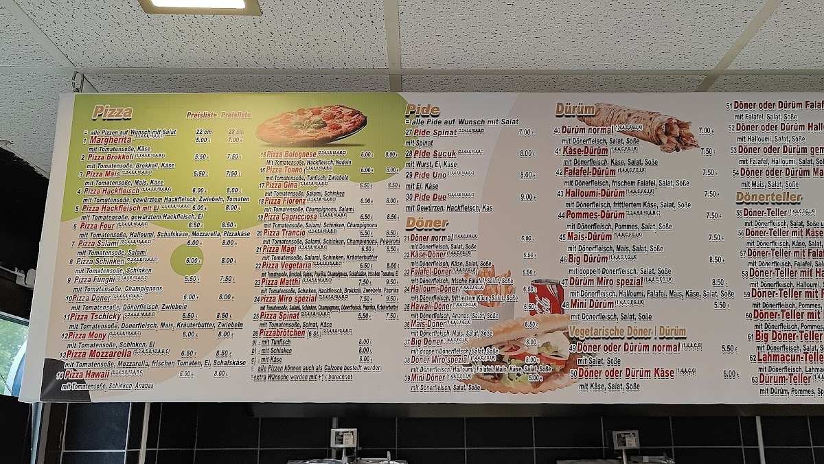 Menu Miro Pizza & Döner-4