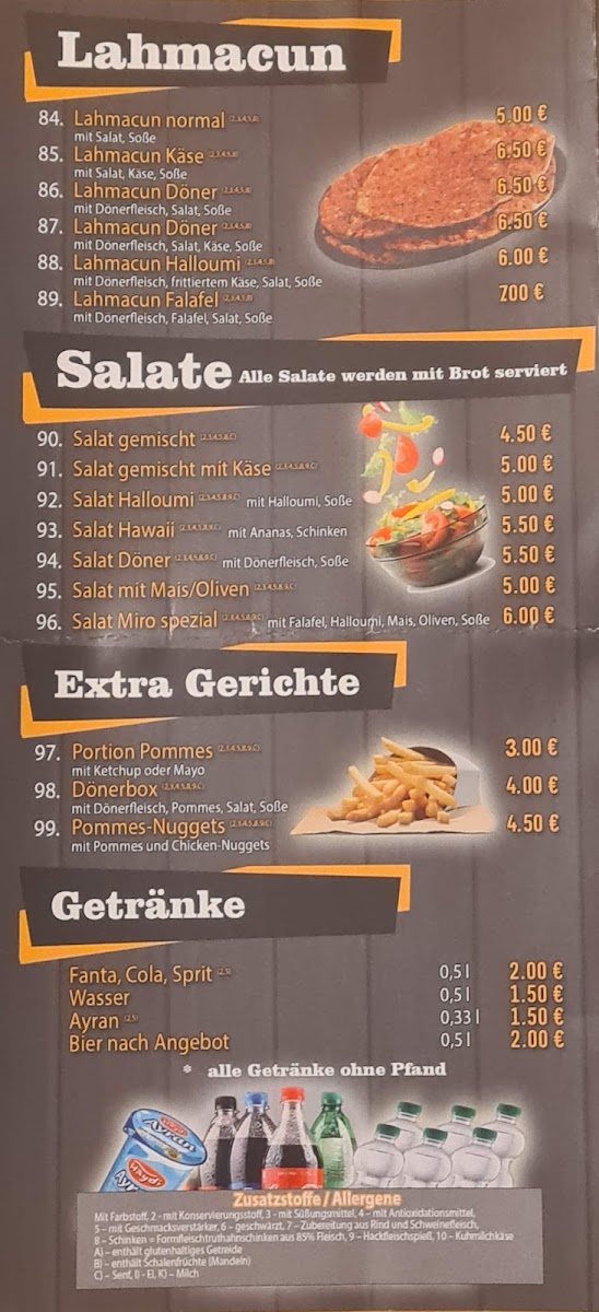Menu Miro Pizza & Döner-6