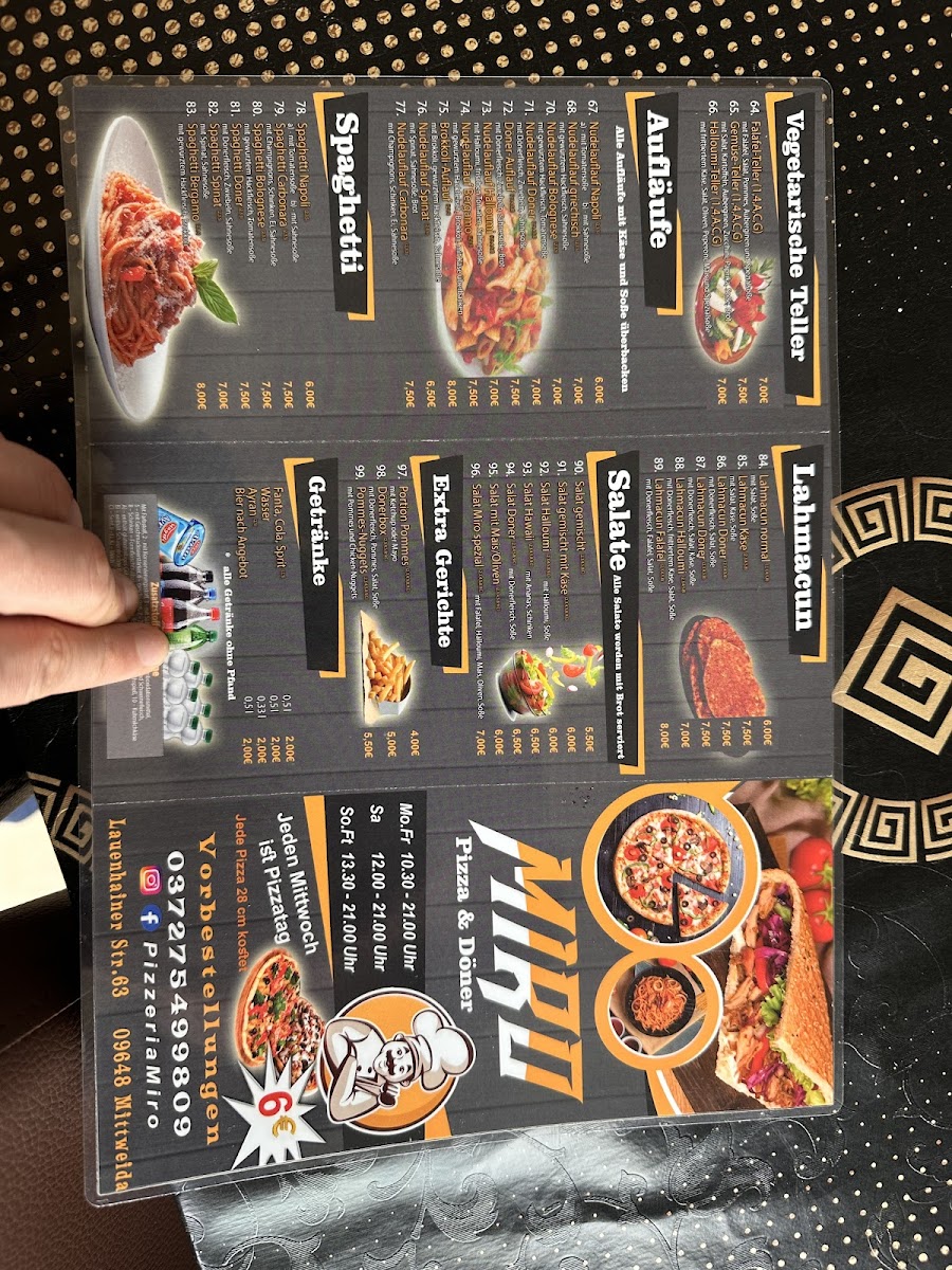 Menu Miro Pizza & Döner-8