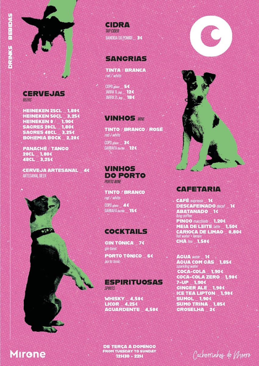Menu Mirone - Cachorrinhos Do Morro-3