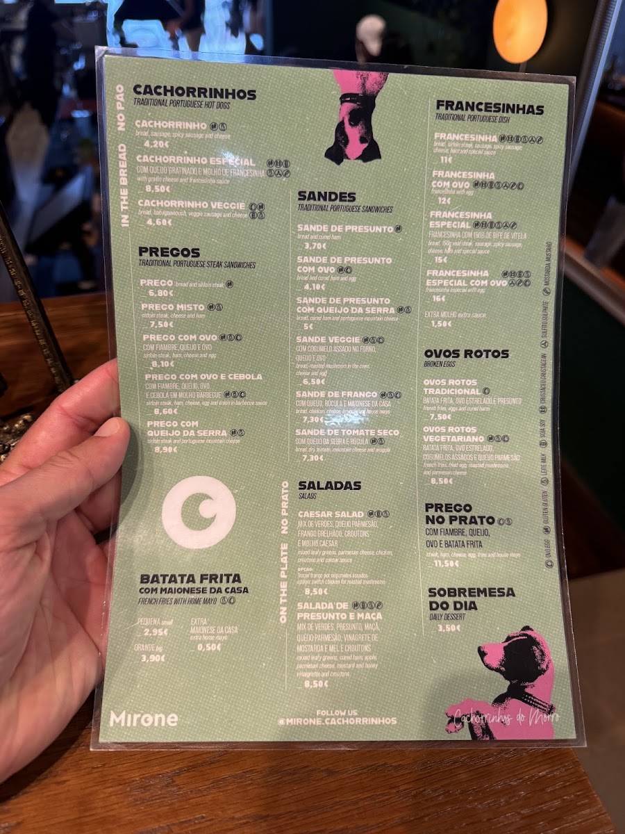 Menu Mirone - Cachorrinhos Do Morro-7