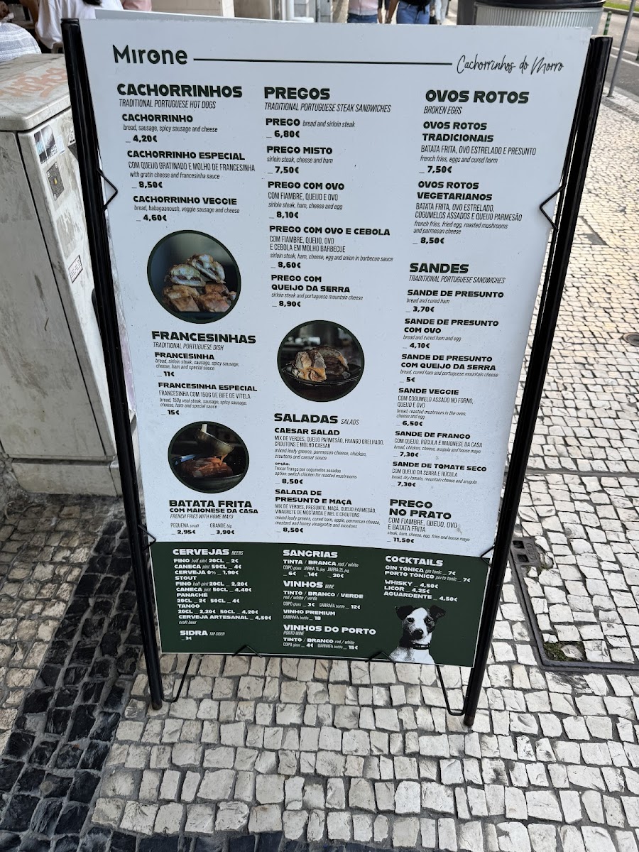 Menu Mirone - Cachorrinhos Do Morro-8