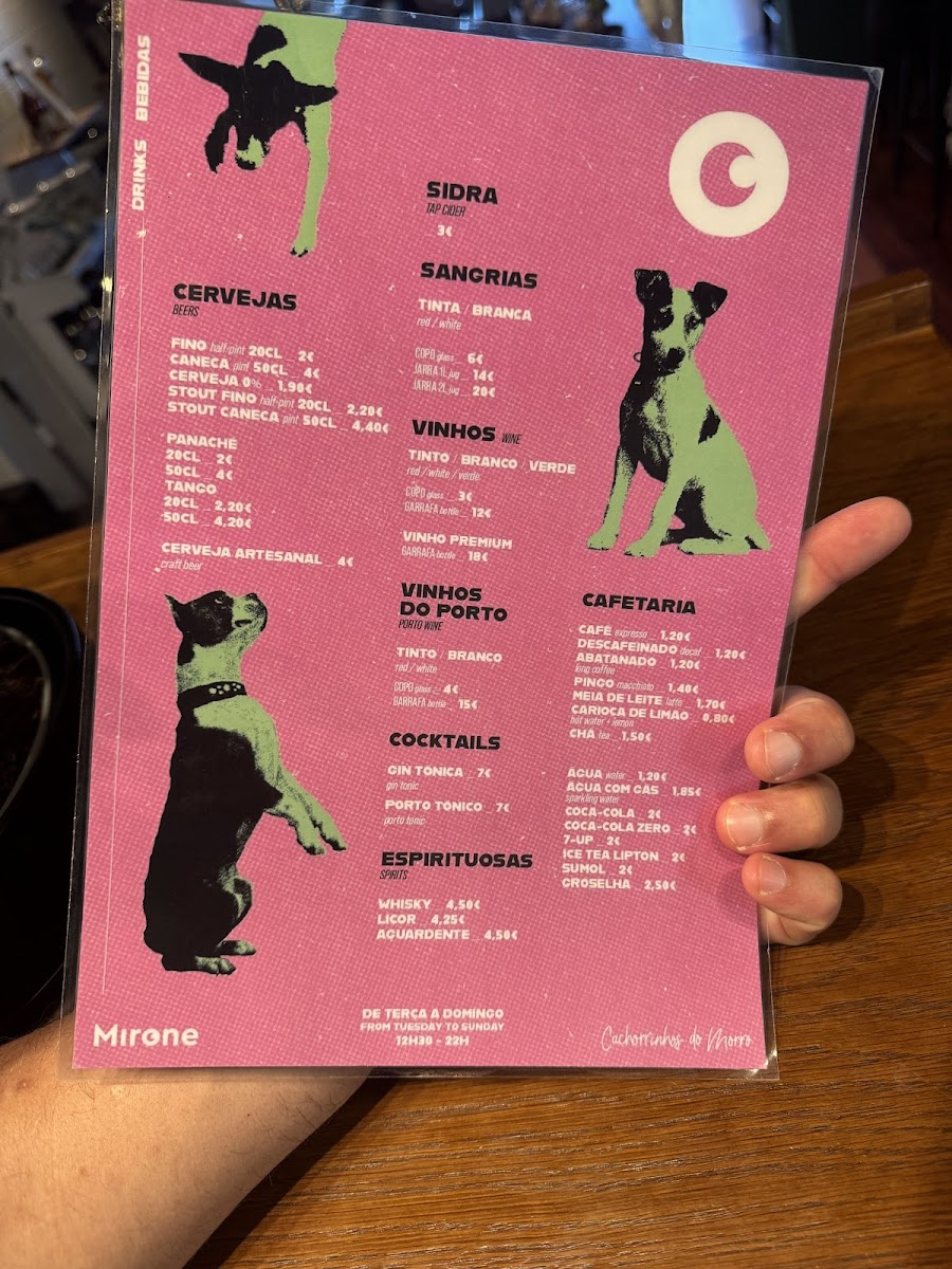 Menu Mirone - Cachorrinhos Do Morro-9