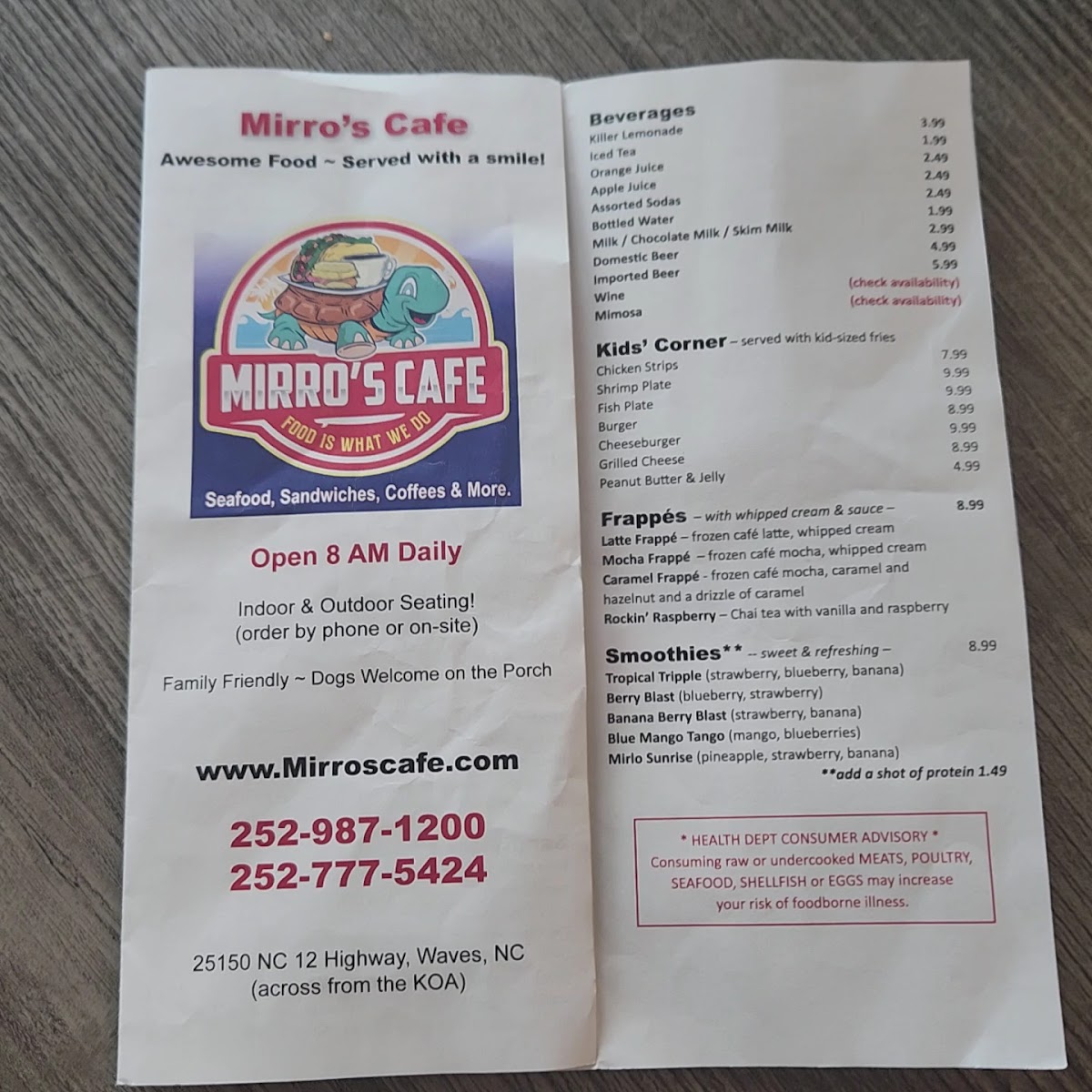 Menu Mirro’S Cafe-6