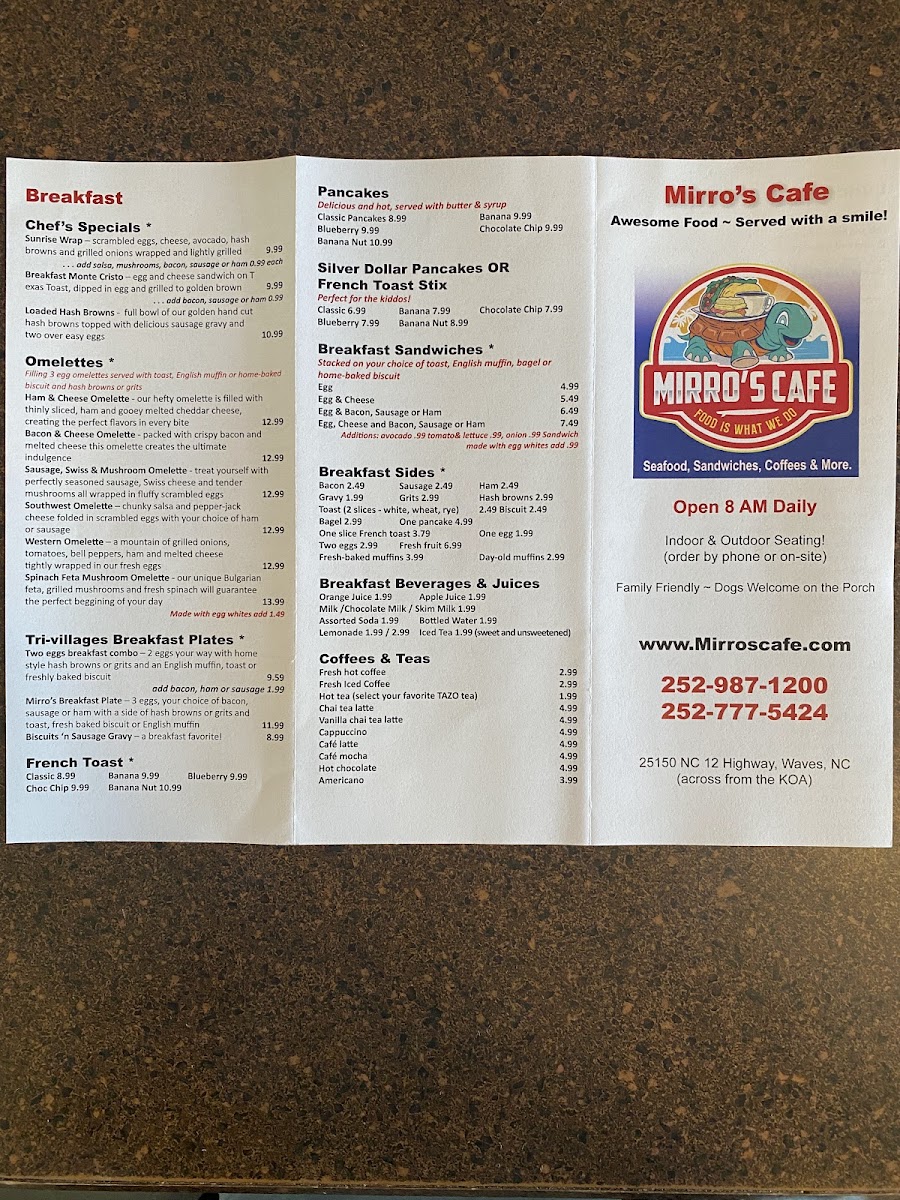Menu Mirro’S Cafe-8