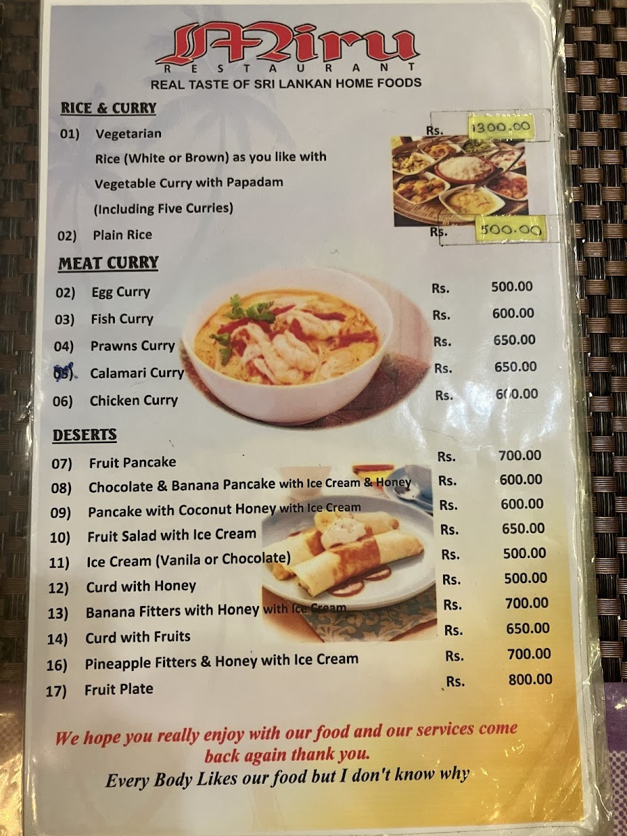 Menu Miru Restaurants-2