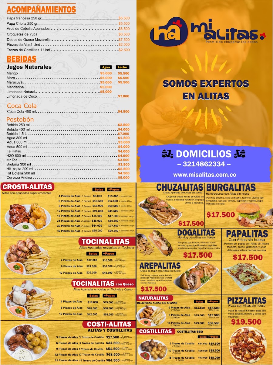 Menu Mis Alitas Plaza 77 Mall-1