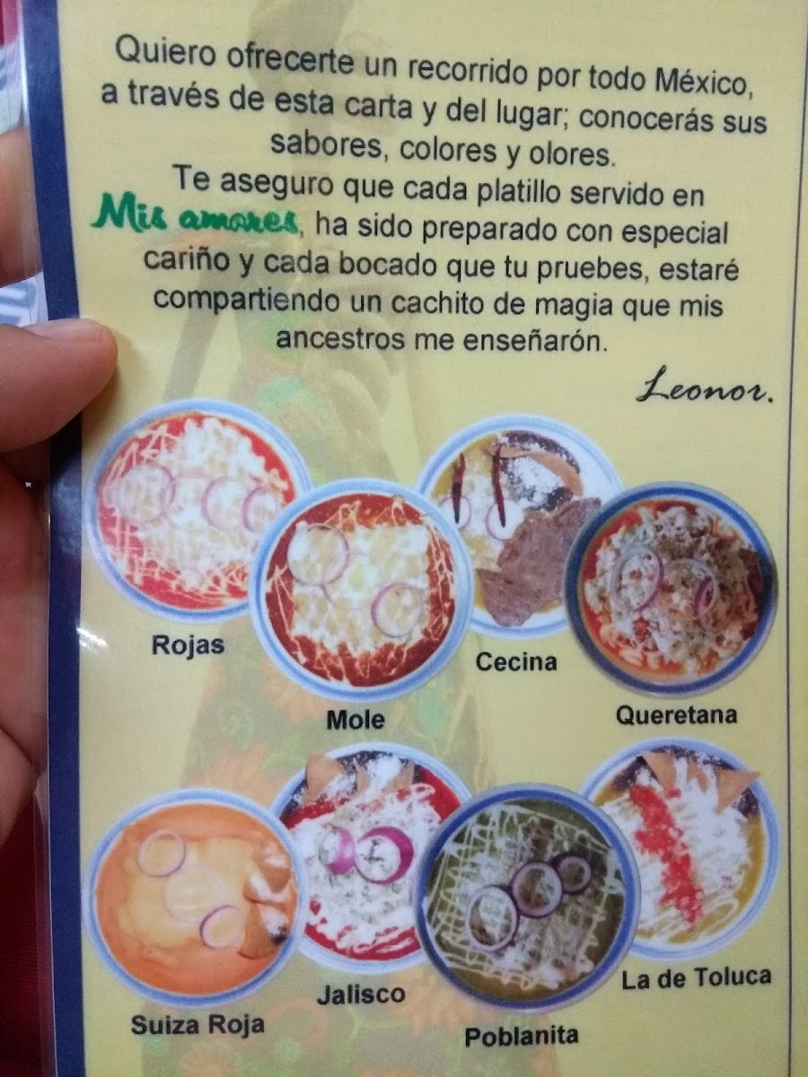 Menu Mis Amores Enchiladas De Nuestro México-5