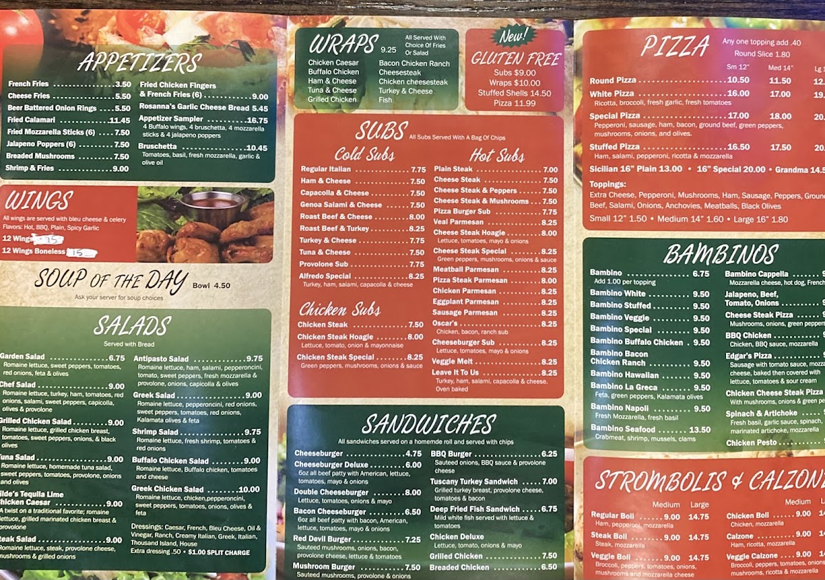 Menu Miseno's Risto Pub-1