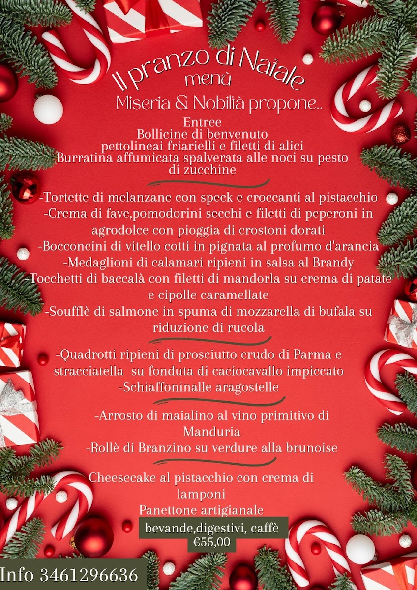 Menu Miseria E Nobiltà Trattoria Casereccia ,pizzeria-5