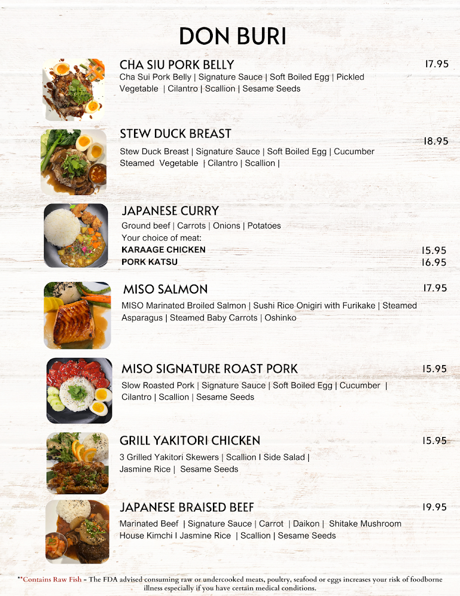 Menu Miso Ramen And Poke Bar-2