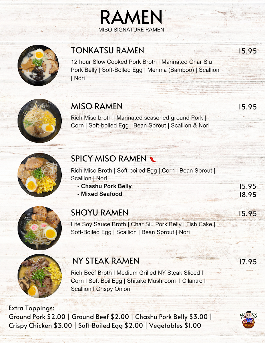 Menu Miso Ramen And Poke Bar-3