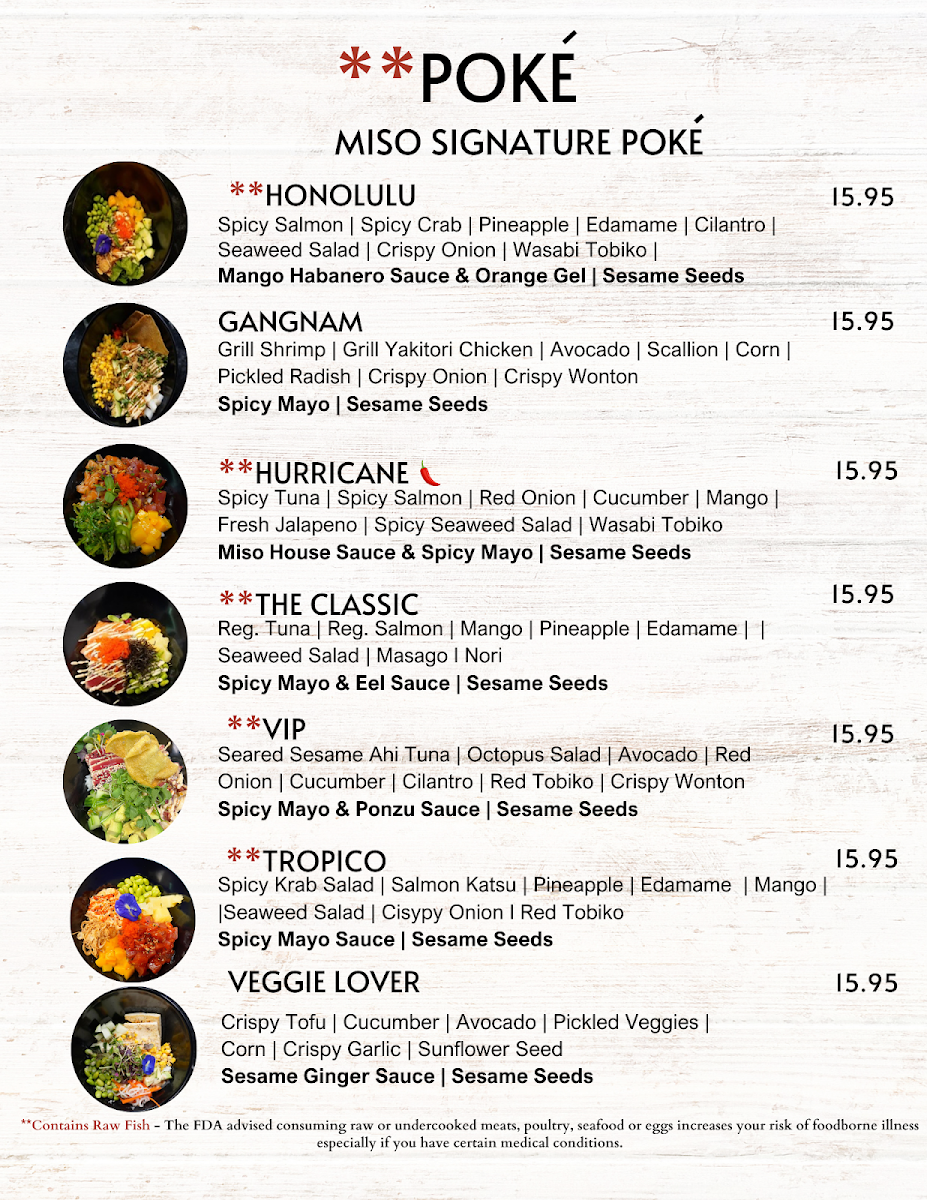 Menu Miso Ramen And Poke Bar-4