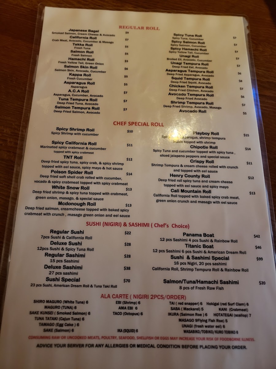 Menu Miss Gogi-1