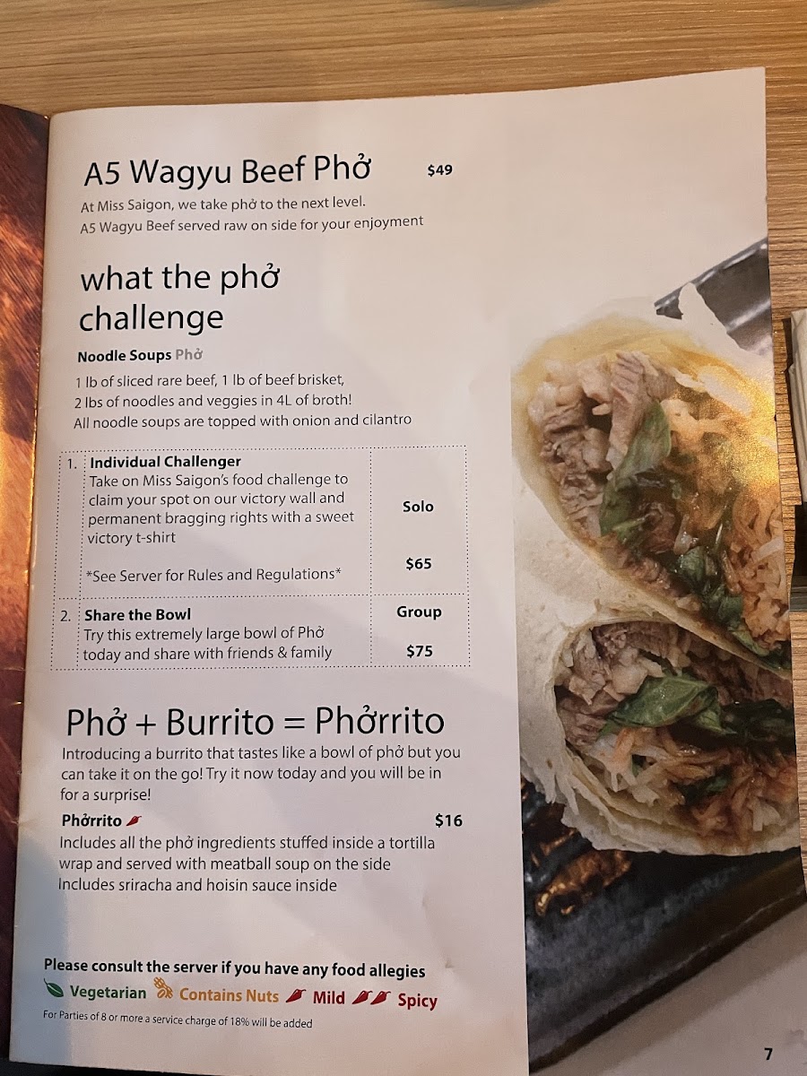 Menu Miss Saigon Vietnamese Noodle House Windermere-6