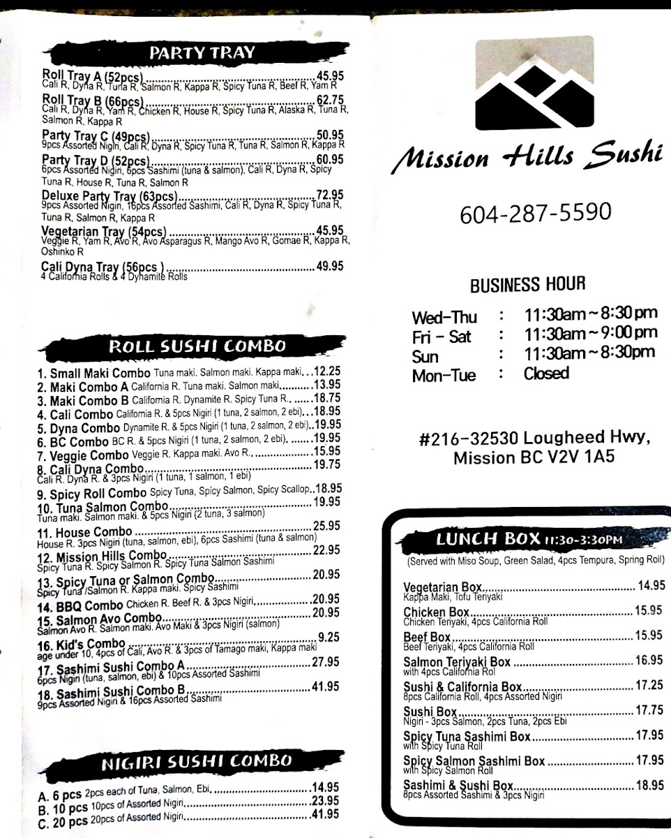 Menu Mission Hills Sushi-3