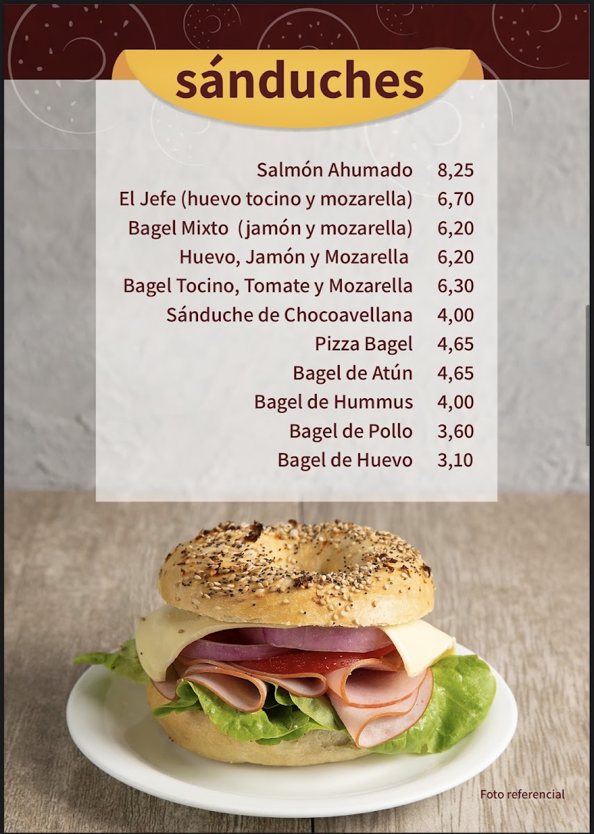 Menu Mister Bagel-1