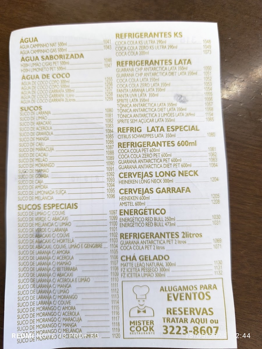 Menu Mister Cook-1