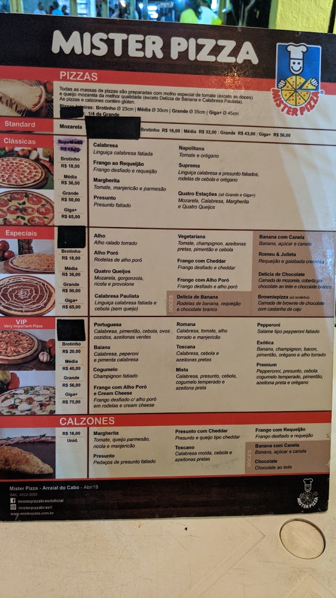 Menu Mister Pizza - Arraial Do Cabo-3