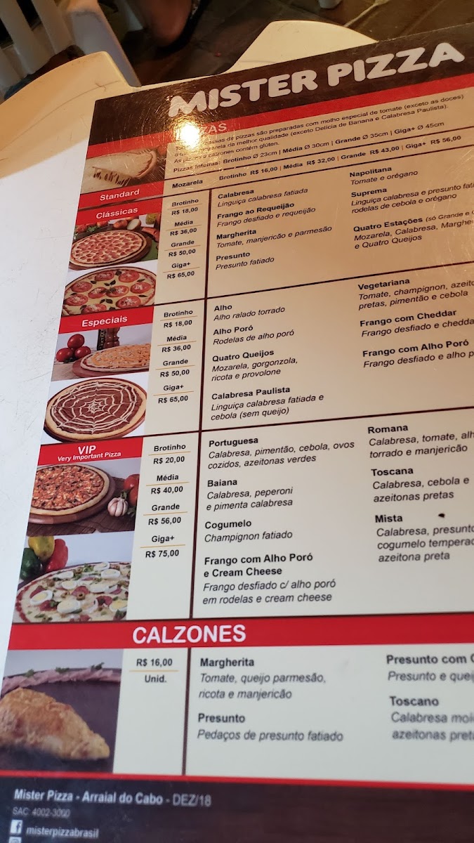 Menu Mister Pizza - Arraial Do Cabo-5