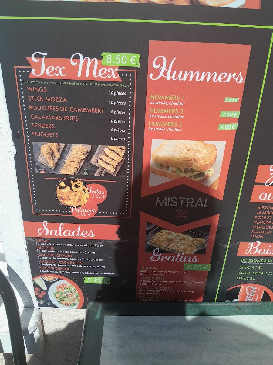 Menu Mistral 74-10