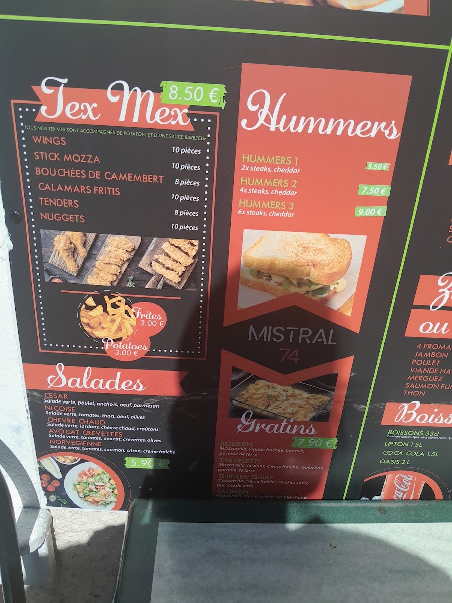 Menu Mistral 74-8