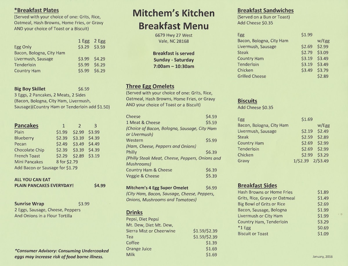 Menu Mitchem's Kitchen-4