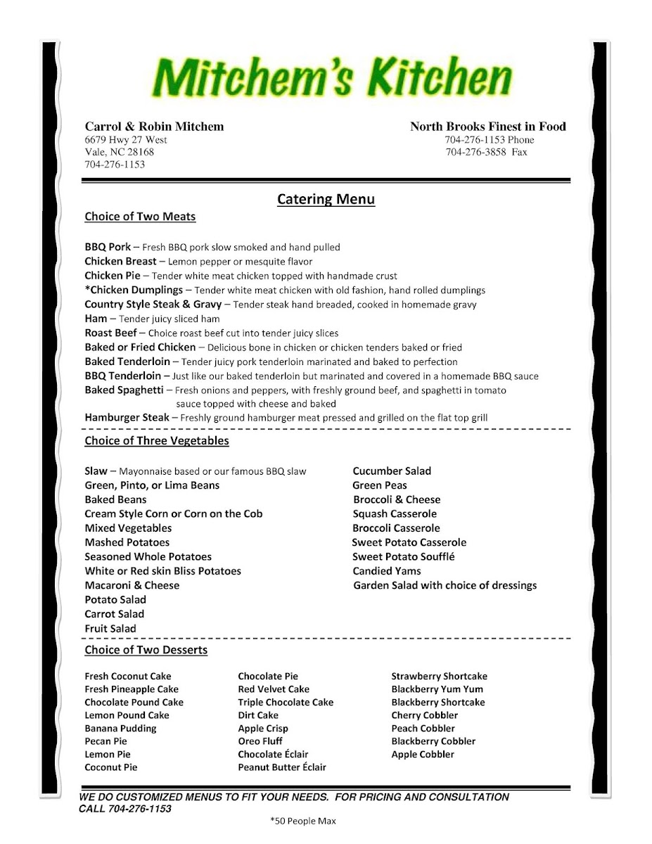 Menu Mitchem's Kitchen-6