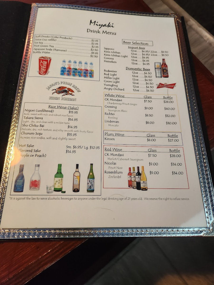 Menu Miyaki Sushi And Grill-1