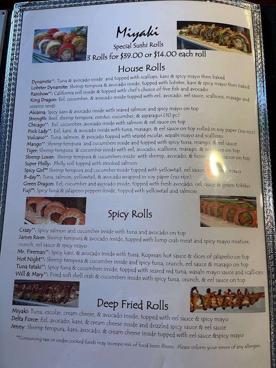 Menu Miyaki Sushi And Grill-2