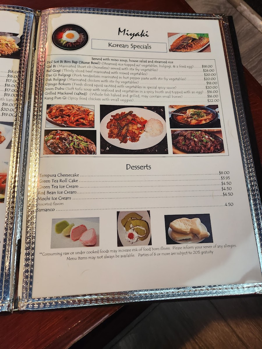 Menu Miyaki Sushi And Grill-7