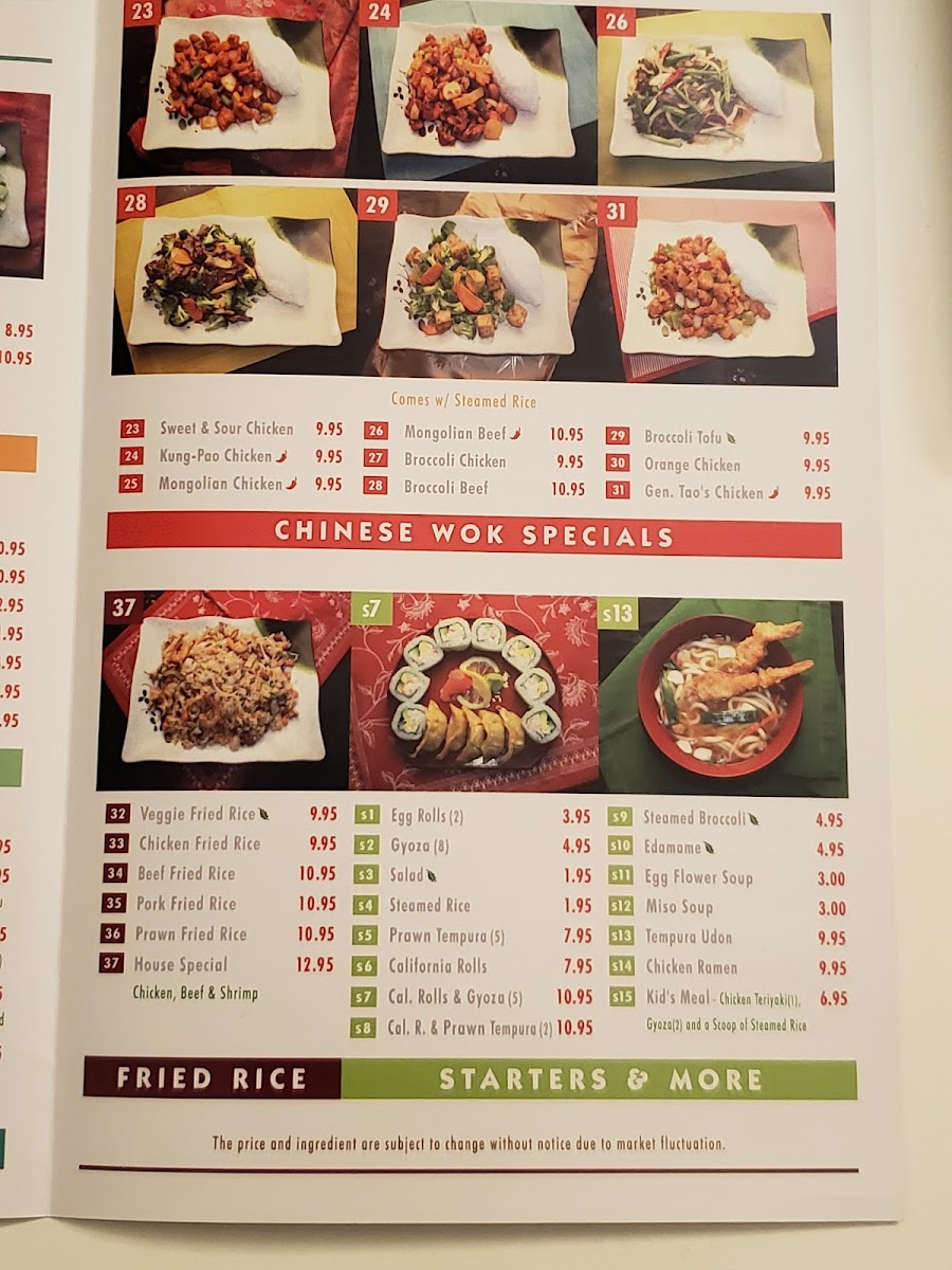 Menu Miyako's Teriyaki & Wok-5